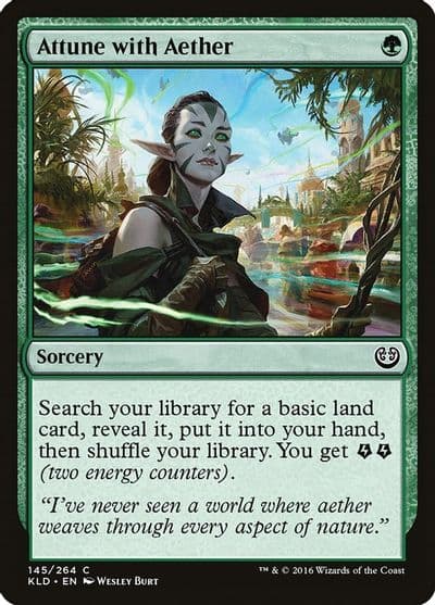 Attune with Aether Kaladesh Magic card