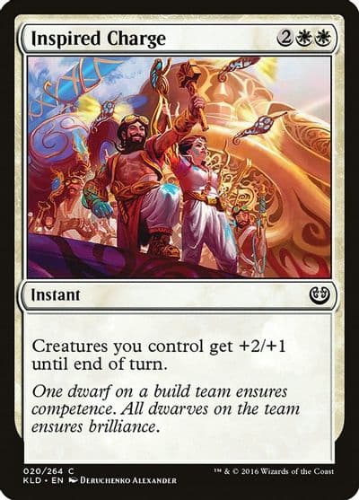 Inspired Charge Kaladesh Magic card