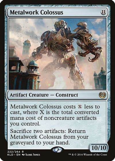Metalwork Colossus Kaladesh Magic card