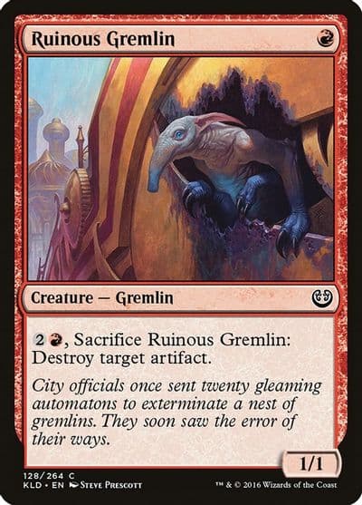 Ruinous Gremlin Kaladesh Magic card