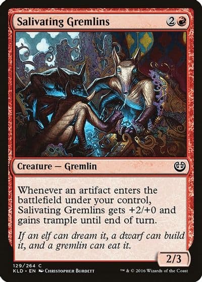 Salivating Gremlins Kaladesh Magic card