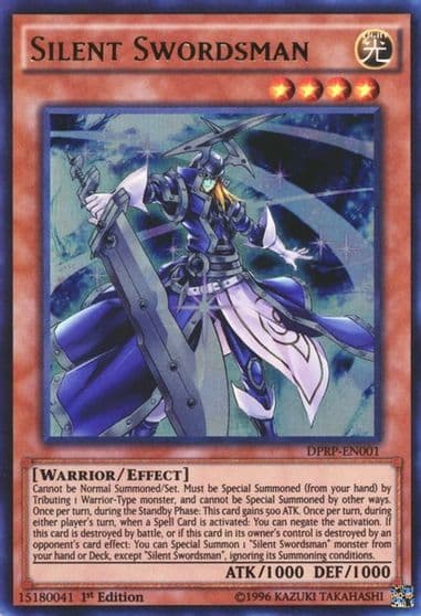 Silent Swordsman Duelist Pack: Rivals of the Pharaoh Yu-Gi-Oh! card