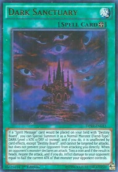 Dark Sanctuary Duelist Pack: Rivals of the Pharaoh Yu-Gi-Oh! card