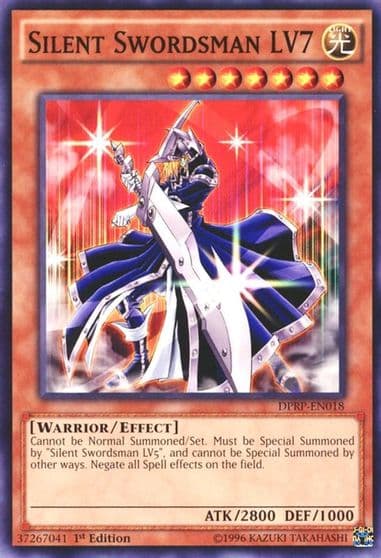 Silent Swordsman LV7 Duelist Pack: Rivals of the Pharaoh Yu-Gi-Oh! card