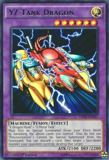 YZ Tank Dragon Duelist Pack: Rivals of the Pharaoh Yu-Gi-Oh! card
