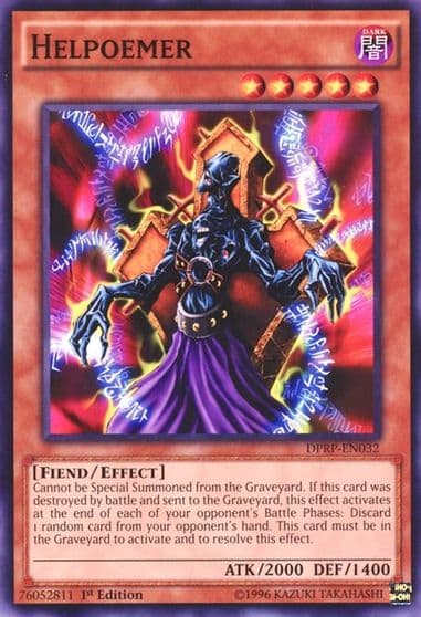 Helpoemer Duelist Pack: Rivals of the Pharaoh Yu-Gi-Oh! card