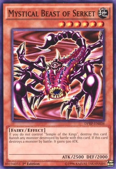 Mystical Beast of Serket Duelist Pack: Rivals of the Pharaoh Yu-Gi-Oh! card