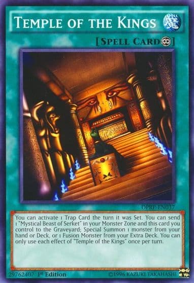 Temple of the Kings Duelist Pack: Rivals of the Pharaoh Yu-Gi-Oh! card
