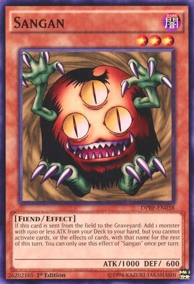 Sangan Duelist Pack: Rivals of the Pharaoh Yu-Gi-Oh! card