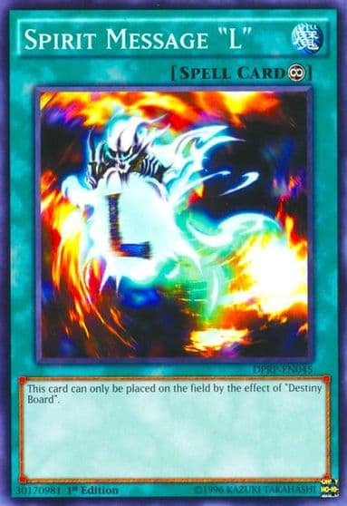 Spirit Message L Duelist Pack: Rivals of the Pharaoh Yu-Gi-Oh! card
