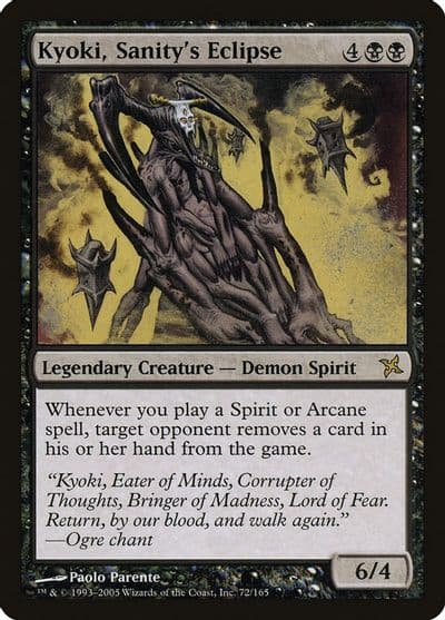 Kyoki Sanitys Eclipse Betrayers of Kamigawa Magic card