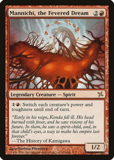 Mannichi the Fevered Dream Betrayers of Kamigawa Magic card