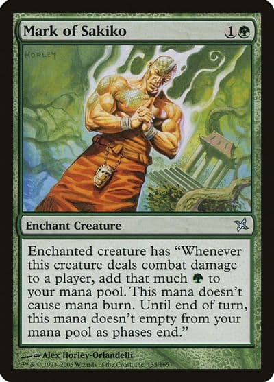 Mark of Sakiko Betrayers of Kamigawa Magic card