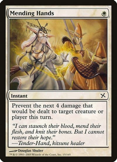 Mending Hands Betrayers of Kamigawa Magic card