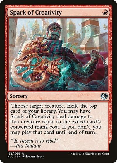 Spark of Creativity Kaladesh Magic card