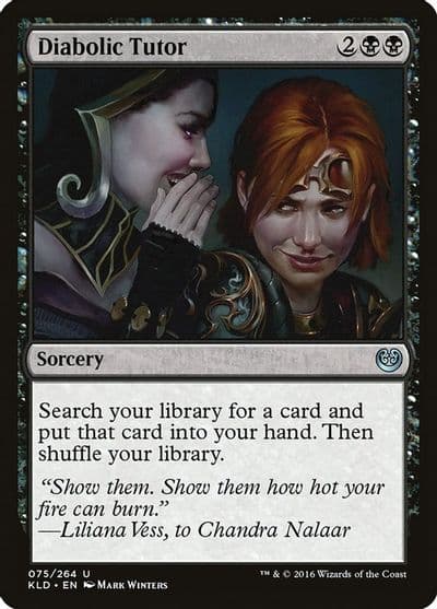 Diabolic Tutor Kaladesh Magic card