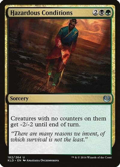 Hazardous Conditions Kaladesh Magic card