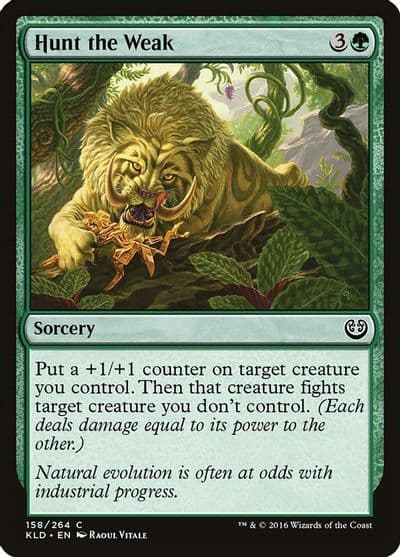 Hunt the Weak Kaladesh Magic card
