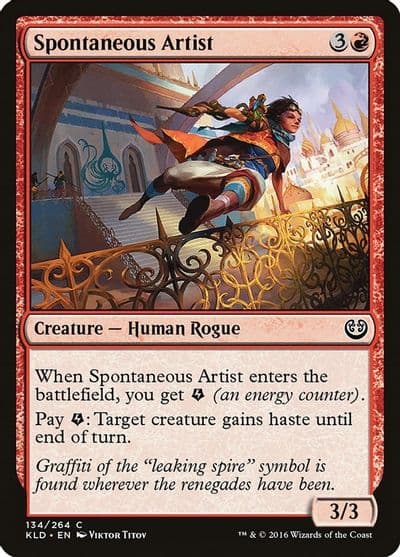 Spontaneous Artist Kaladesh Magic card