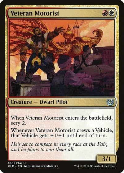 Veteran Motorist Kaladesh Magic card