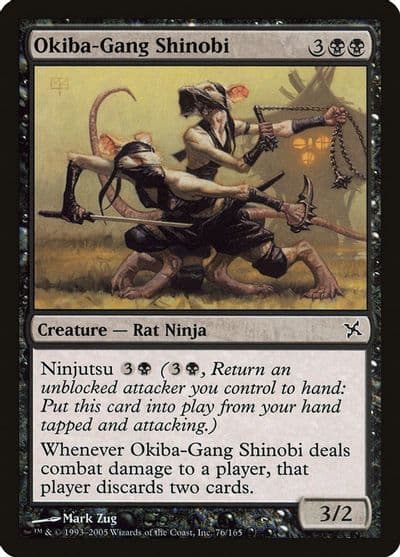 Okiba Gang Shinobi Betrayers of Kamigawa Magic card