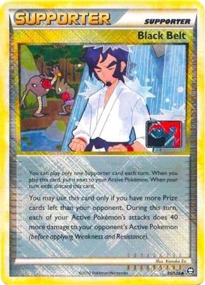 Black Belt (League Promo) League & Championship Cards Pokemon card