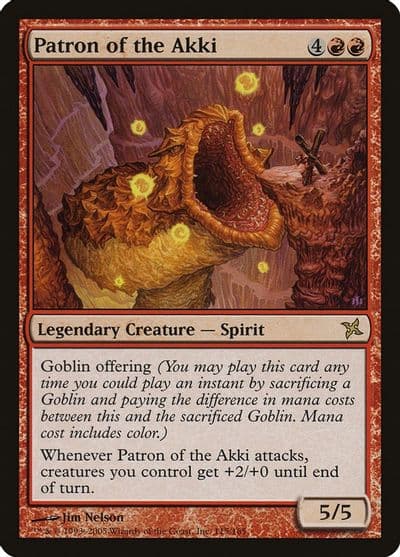 Patron of the Akki Betrayers of Kamigawa Magic card