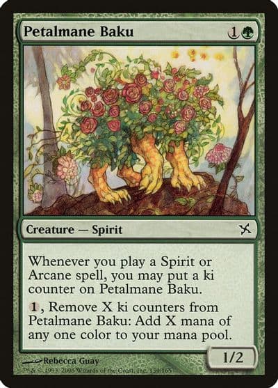 Petalmane Baku Betrayers of Kamigawa Magic card
