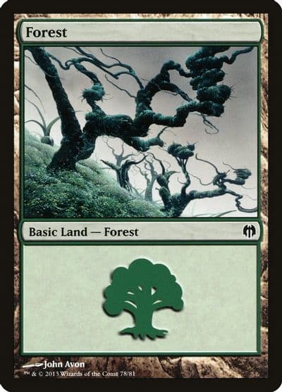Forest 78 Duel Decks: Heroes vs. Monsters Magic card