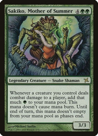 Sakiko Mother of Summer Betrayers of Kamigawa Magic card