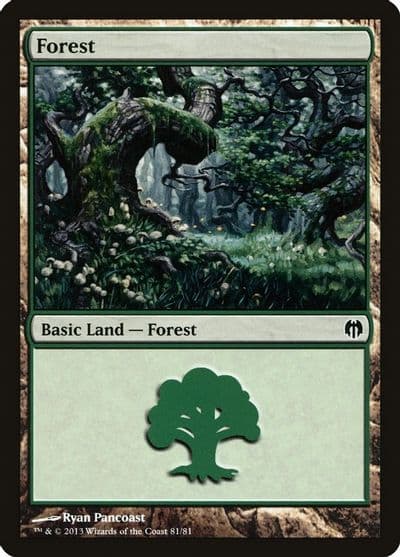 Forest 81 Duel Decks: Heroes vs. Monsters Magic card