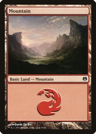Mountain 36 Duel Decks: Heroes vs. Monsters Magic card