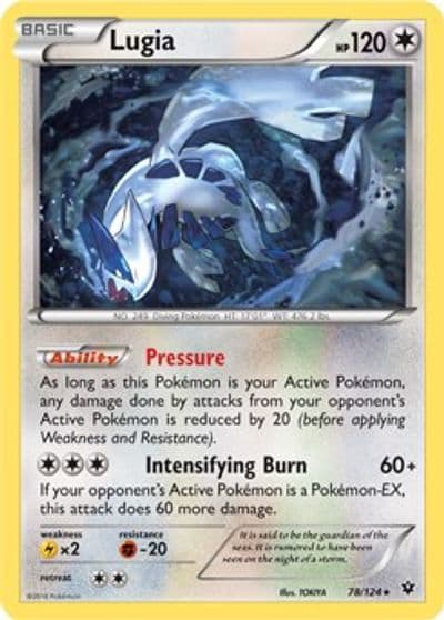 Lugia (XY Fates Collide) Deck Exclusives Pokemon card