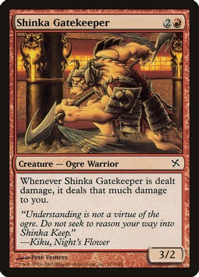Shinka Gatekeeper Betrayers of Kamigawa Magic card