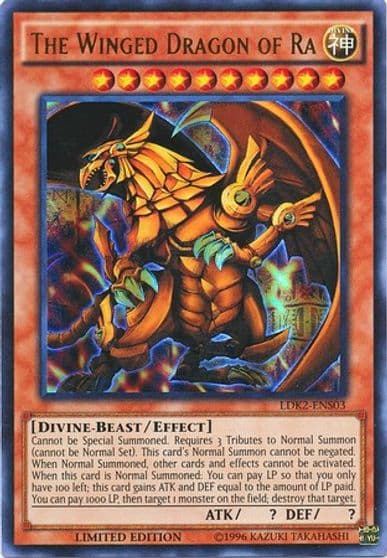 The Winged Dragon of Ra Legendary Decks II Yu-Gi-Oh! card