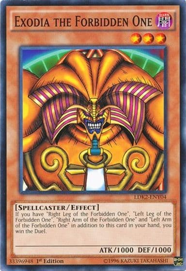 Exodia the Forbidden One Legendary Decks II Yu-Gi-Oh! card