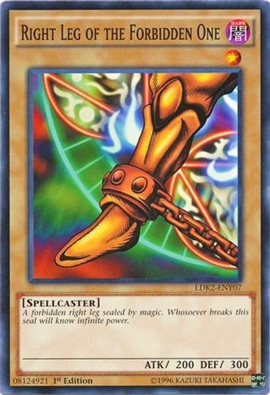 Right Leg of the Forbidden One Legendary Decks II Yu-Gi-Oh! card