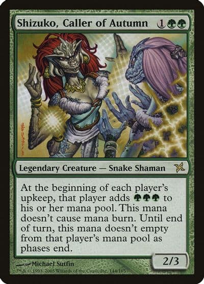 Shizuko Caller of Autumn Betrayers of Kamigawa Magic card