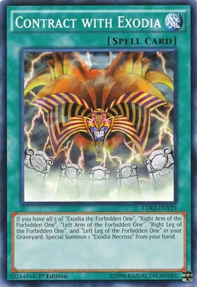 Contract with Exodia Legendary Decks II Yu-Gi-Oh! card