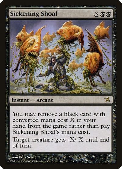 Sickening Shoal Betrayers of Kamigawa Magic card