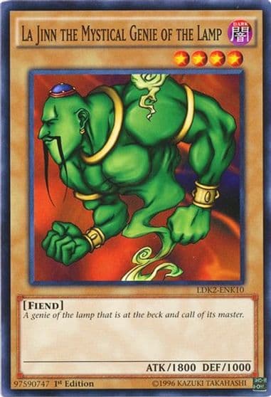 La Jinn the Mystical Genie of the Lamp Legendary Decks II Yu-Gi-Oh! card