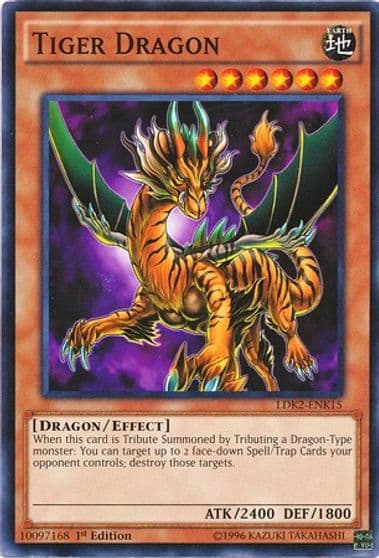 Tiger Dragon Legendary Decks II Yu-Gi-Oh! card