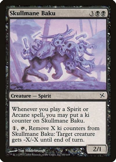 Skullmane Baku Betrayers of Kamigawa Magic card