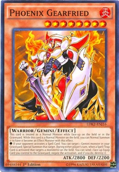 Phoenix Gearfried Legendary Decks II Yu-Gi-Oh! card