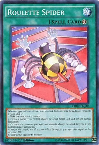 Roulette Spider Legendary Decks II Yu-Gi-Oh! card