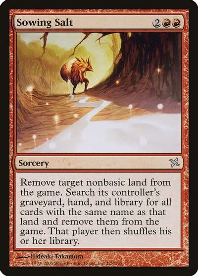 Sowing Salt Betrayers of Kamigawa Magic card