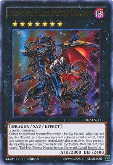 Red Eyes Flare Metal Dragon Legendary Decks II Yu-Gi-Oh! card