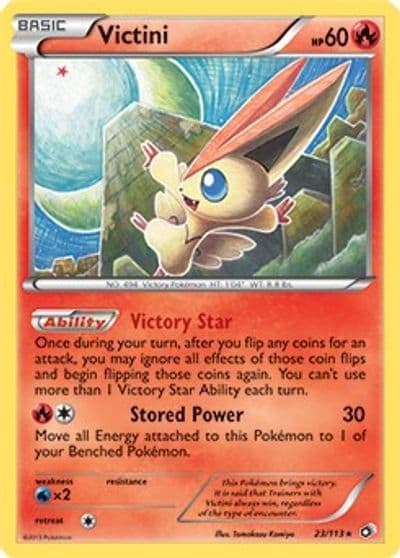 Victini (BW Legendary Treasures) Deck Exclusives Pokemon card