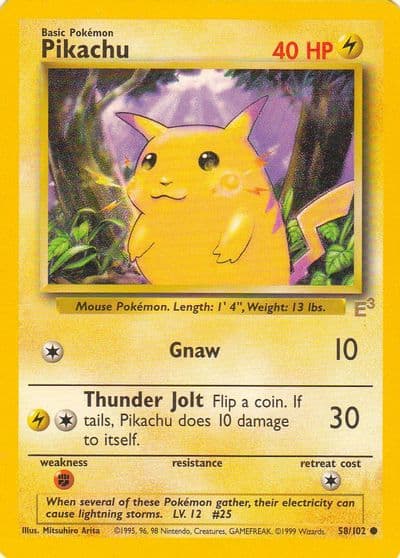 Pikachu (E3 Stamped) Miscellaneous Cards & Products Pokemon card