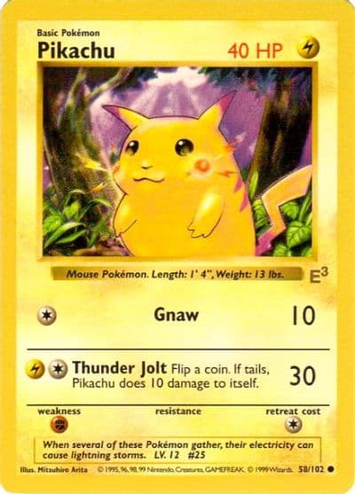 Pikachu (E3 Stamped with Red Cheeks) Miscellaneous Cards & Products Pokemon card